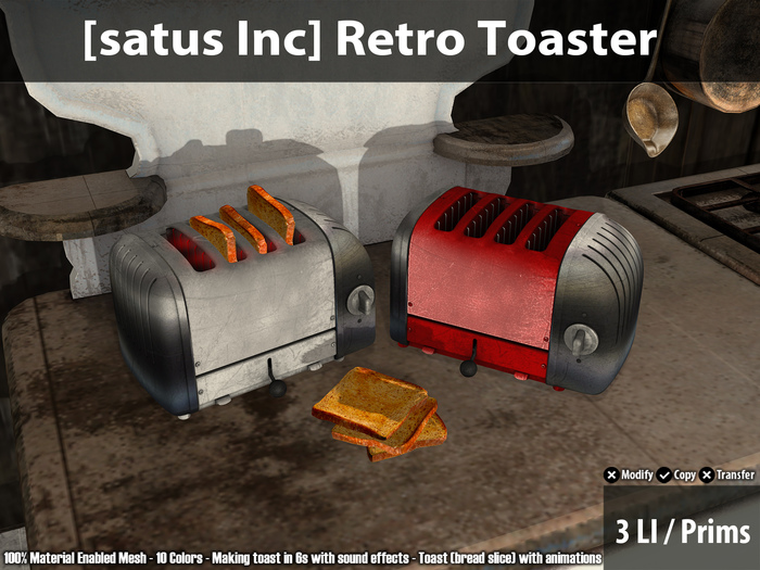 [satus Inc] Retro Toaster