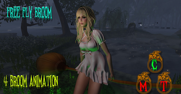 brOOm  witch POSE & PROP (Wear-me)