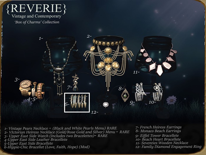 {Reverie} 'Box of Charms' -Monaco Beach Earrings