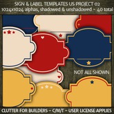 Clutter for Builders - Sign & Label Templates US Project 02