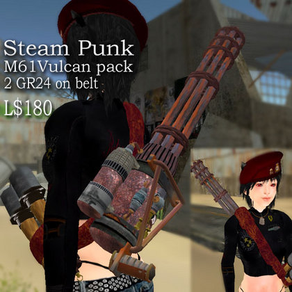 *LPP* Steam Punk M61 Vulcan back pack