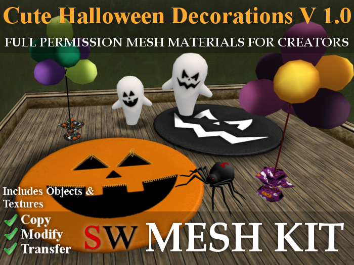 -SW- Mesh Kit - Halloween Decorations V1.0 FULL PERMS