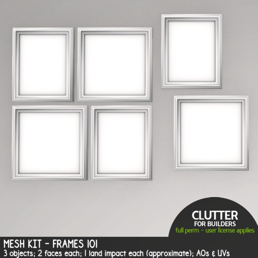 Clutter - Mesh Kit - Frames 101