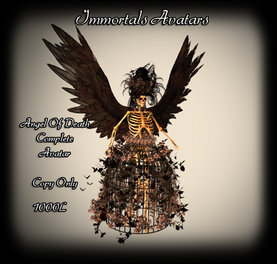 IMMORTALS AVATARS "ANGEL OF DEATH" COMPLETE AVATAR