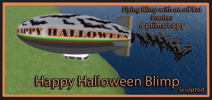 Happy Halloween Flying Blimp