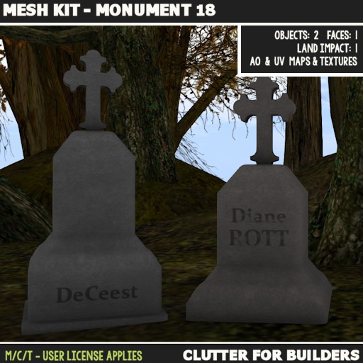Clutter - Mesh Kit - Monument 18