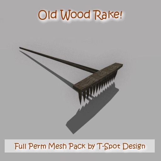 T-Spot Mesh - Old Wood Rake - LI=0.7