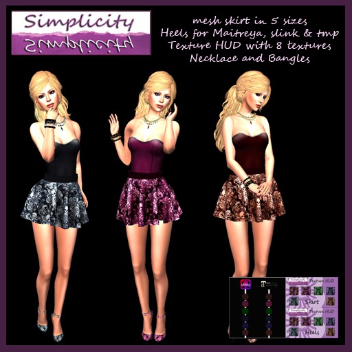 Simplicity Skull skirt set