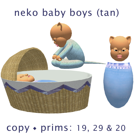 neko baby boys (tan)