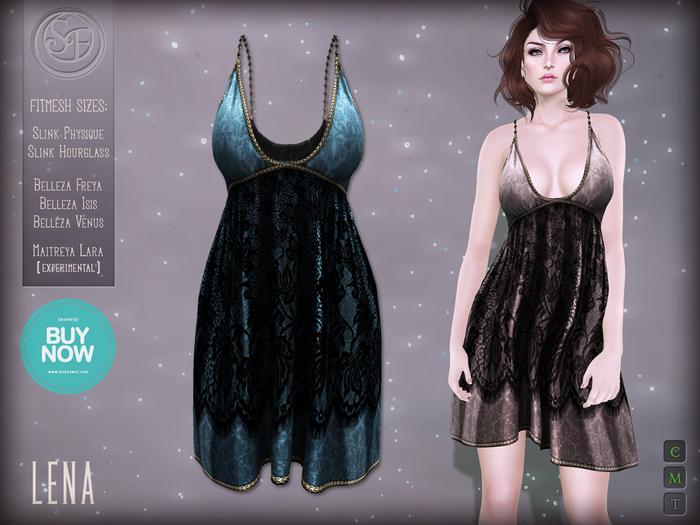 .:SF:. "Lena" Dress - Azure