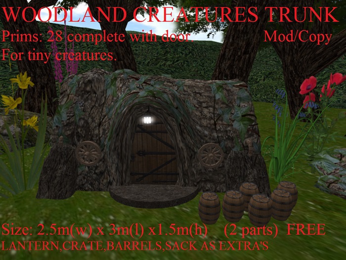 WOODLAND CREATURES TRUNK BOXED