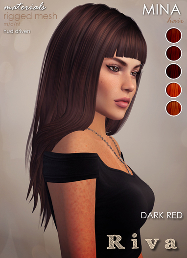 MINA - Riva - Dark red