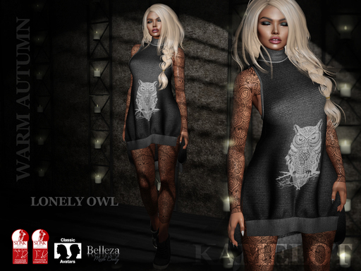 KAMELOT // Dress / Warm autumn / "lonely owl"