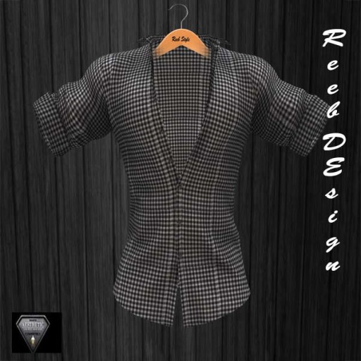 371 Reeb Design pars unbuttoned shirt