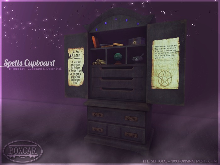 [BOXCAR] Spells Cupboard