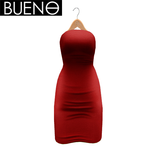 BUENO-TubeDress-Red