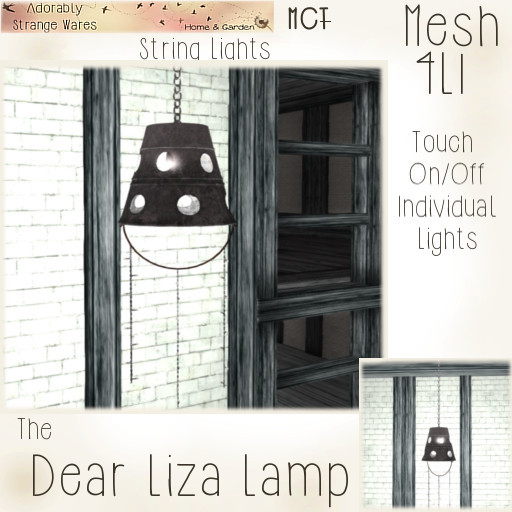 ~ASW~ The Dear Liza Lamp~ String Lights