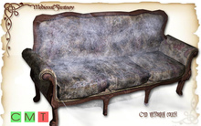 [MF] Mesh old victorian couch animated with poses (boxed)
