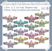 Full Perm MESH Cute Halloween Star kit for builders