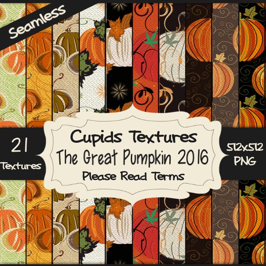 *Cupids Textures * 21 THE GREAT PUMPKINS