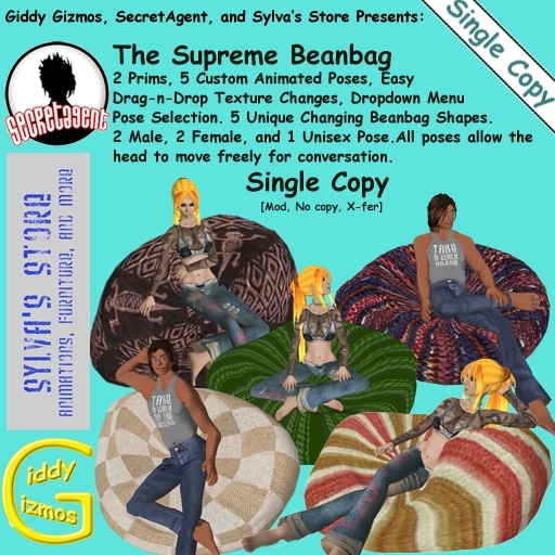 Supreme Beanbag 1-pack