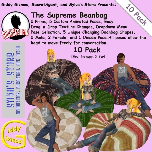 Supreme Beanbag 10-pack