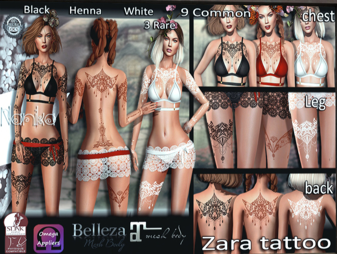 .::Nanika::. Zara tattoo Chest henna