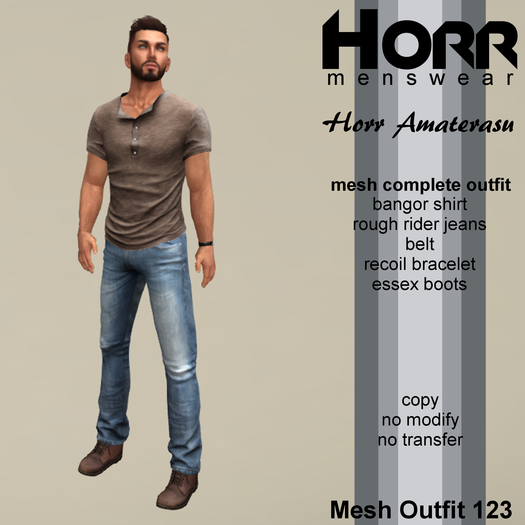 -HORR- Mesh Complete Outfit - 123 [BOXED]
