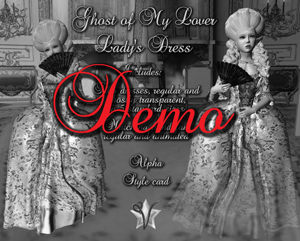 Second Life Marketplace - [DEMO] {V} Ghost of My Lover - Lady's Dress