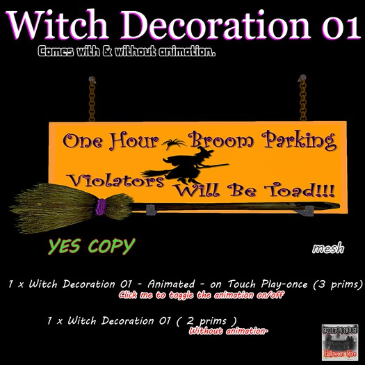 Witch Decoration 01 (box)