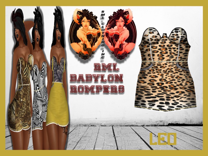 RML BABYLON ROMPER----LEO (OMEGA APPLIERS ONLY)
