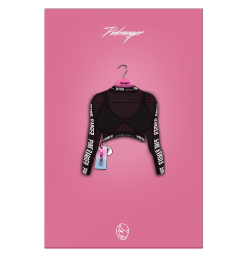 PINKRANGER. Ranger Mesh Top (Black)