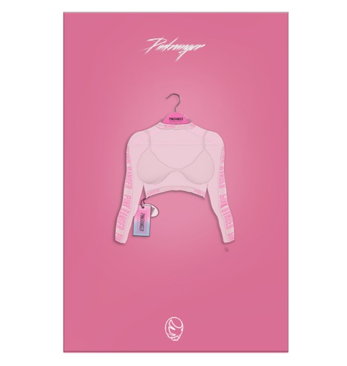 PINKRANGER. Ranger Mesh Top (White)