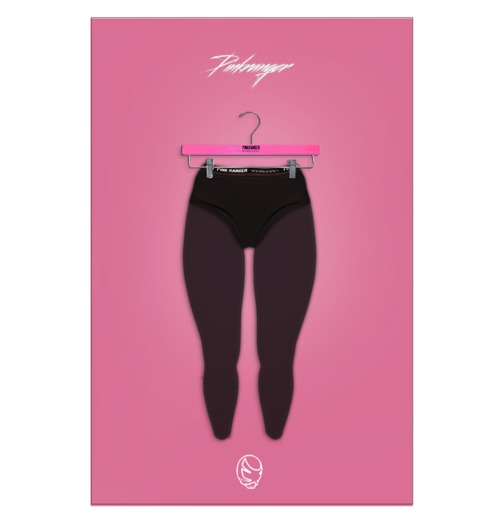 PINKRANGER. Ranger Mesh Pants (Black)