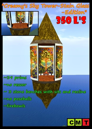 Creamy's Sky Tower-Stain Glass Edition