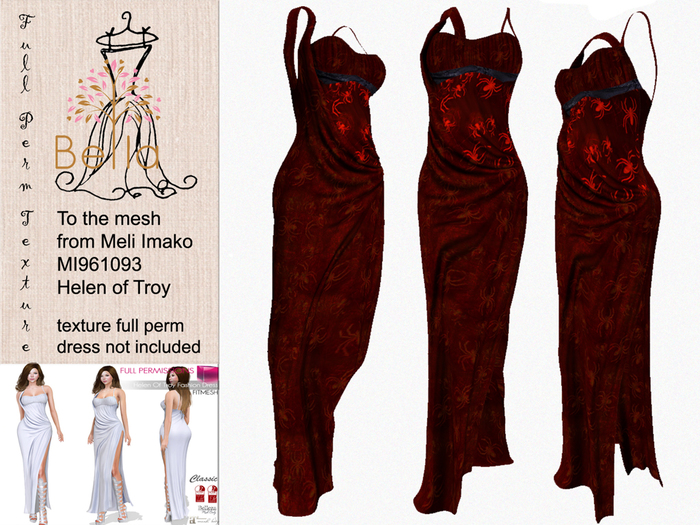 BELLA texture full perm - to the mesh MI961093 Helen of Troy 14