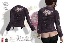 .::Pretty Feather Nadia::. Denim Jacket Eight on HUD