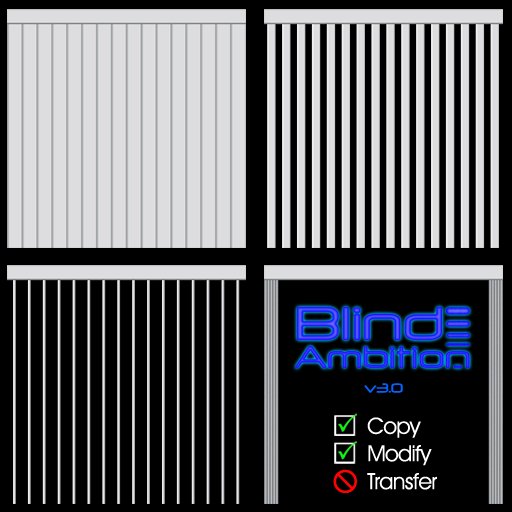 Blind Ambition Scripted Vertical Window Blinds