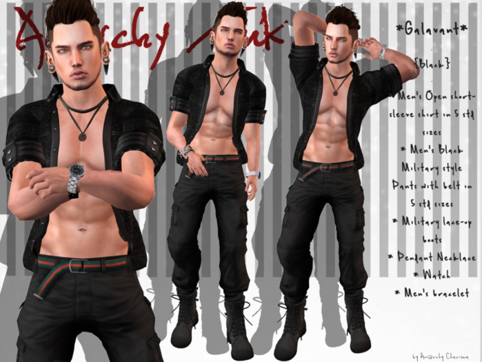 *An@rchy Ink* Galavant Complete Outfit {Mens}