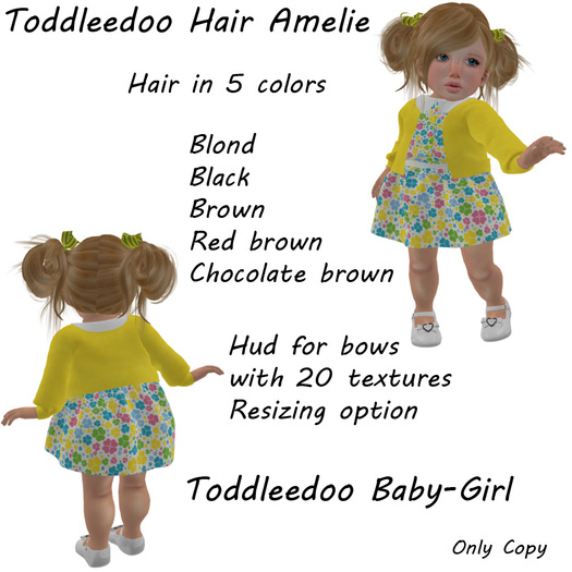 Toddleedoo Hair Amelie DEMO