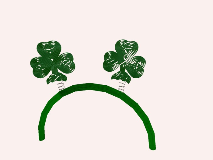 * Tusk Head band Fancy Shamrock, (Boxed)