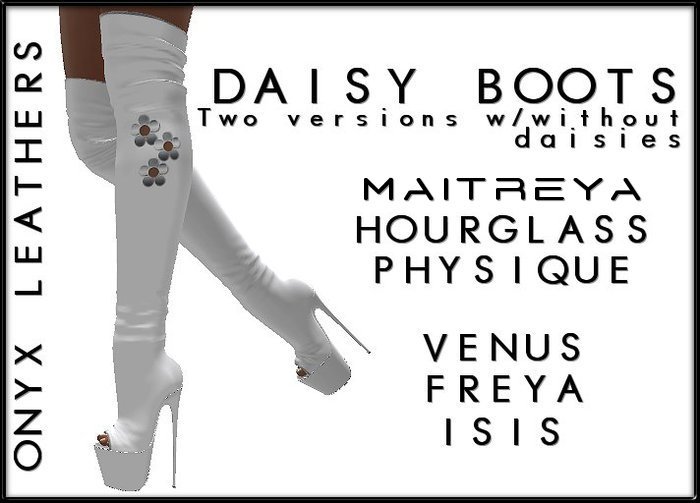 Daisy Boots - Hourglass Physique Freya Venus Isis 