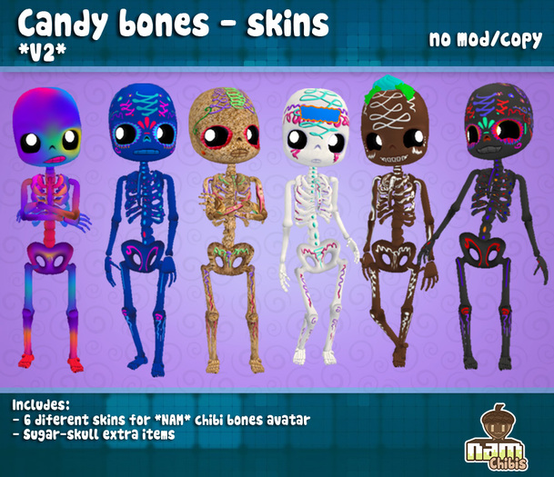 *NAM* Candy Bones - skins