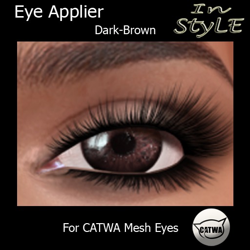 In StyLE-Eye Dark Brown -Catwa Applier (Add&Click To Apply)