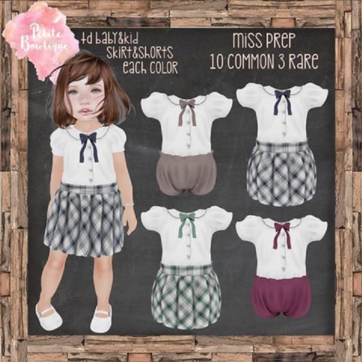 {Petite Bowtique} Miss Prep Navy Shorts RARE
