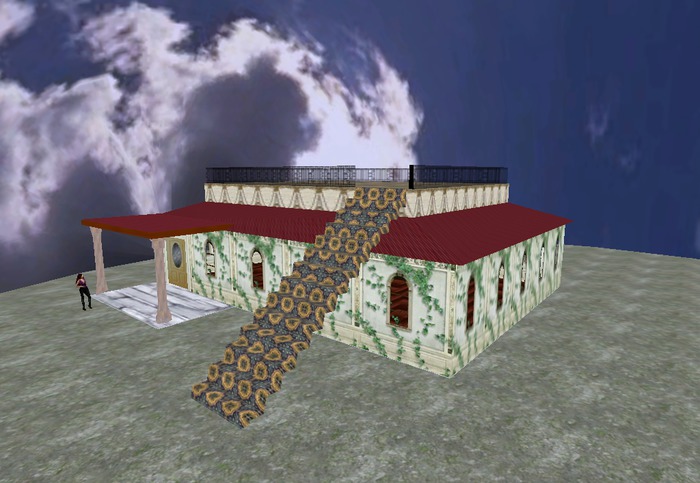 casa con terraza