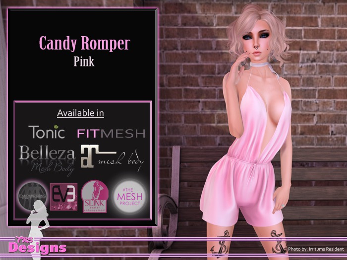 Candy Romper Pink