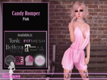 Candy Romper Pink