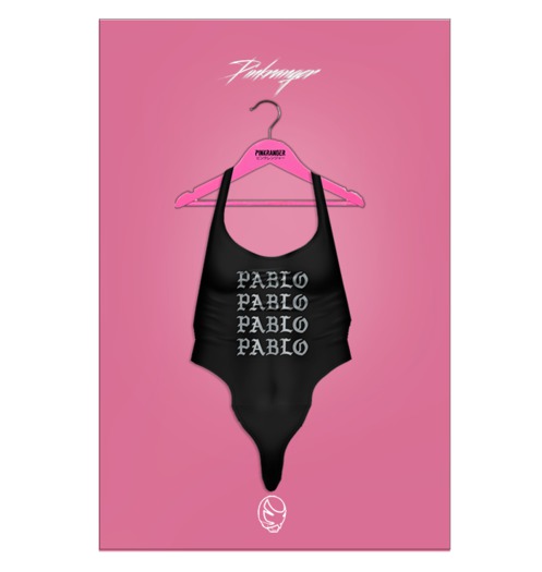 PINKRANGER. Pablo Negro Body$uit