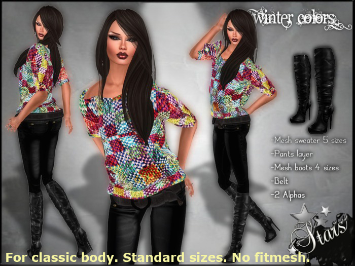 *Stars*Fashion* Classic body only - Winter colors
